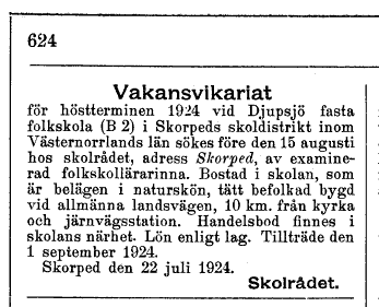 Svensk Läraretidning, 43;e årg. 1924.